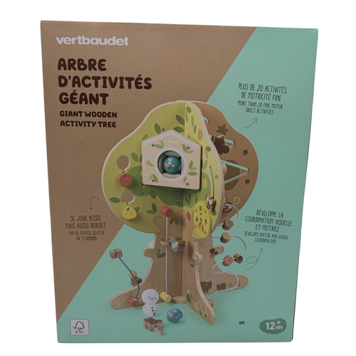 Arbre d’activités en bois des 4 saisons