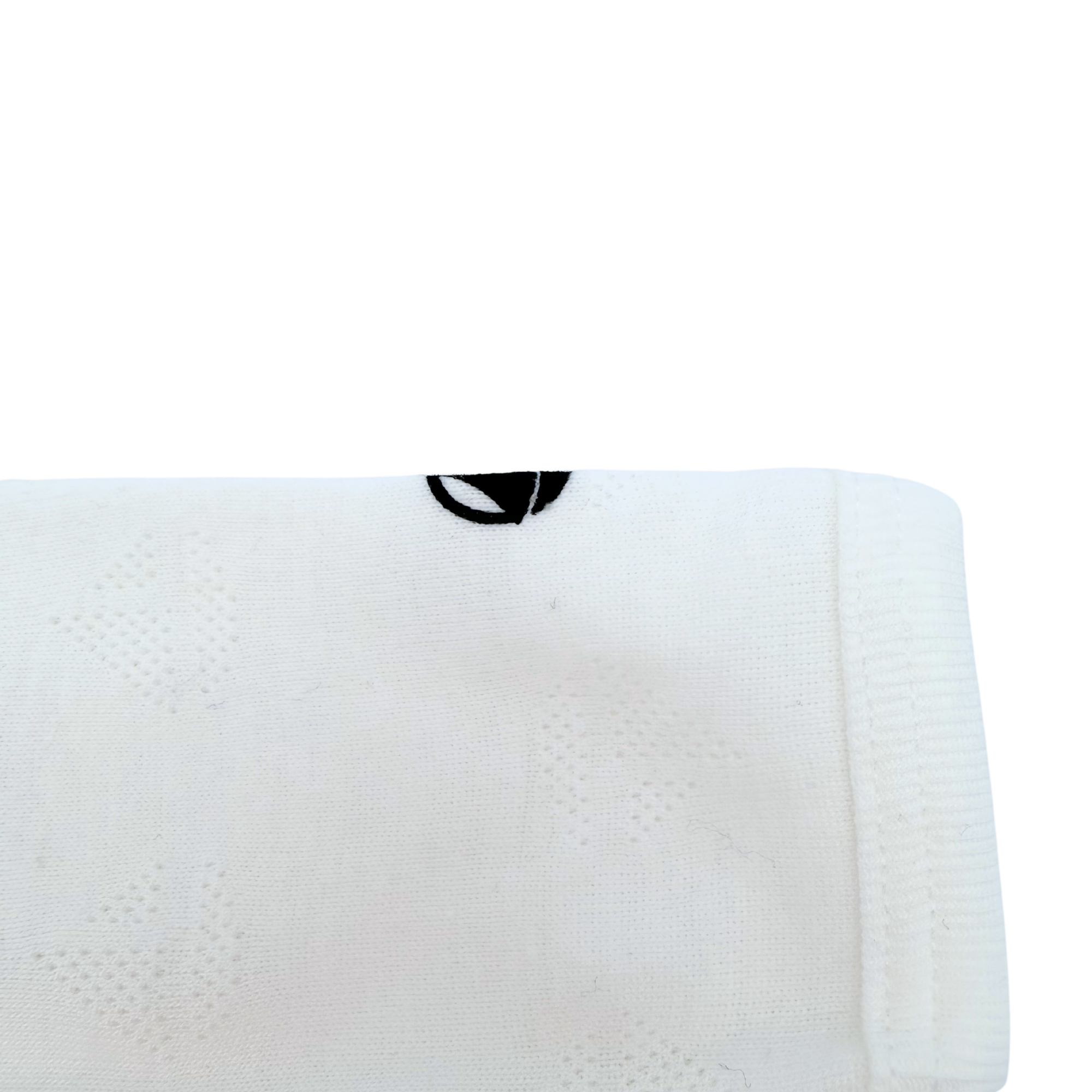 Pyjama bébé blanc étoiles ton sur ton — Naissance