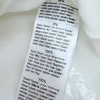 Robe blanche et dorée à tulle pailleté — 6 mois