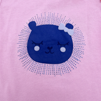 T-shirt rose motif ourson — 12 mois