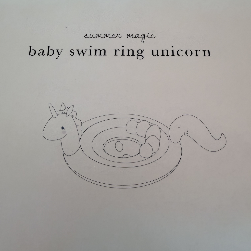 Bouée licorne beige — 11 à 15 kg