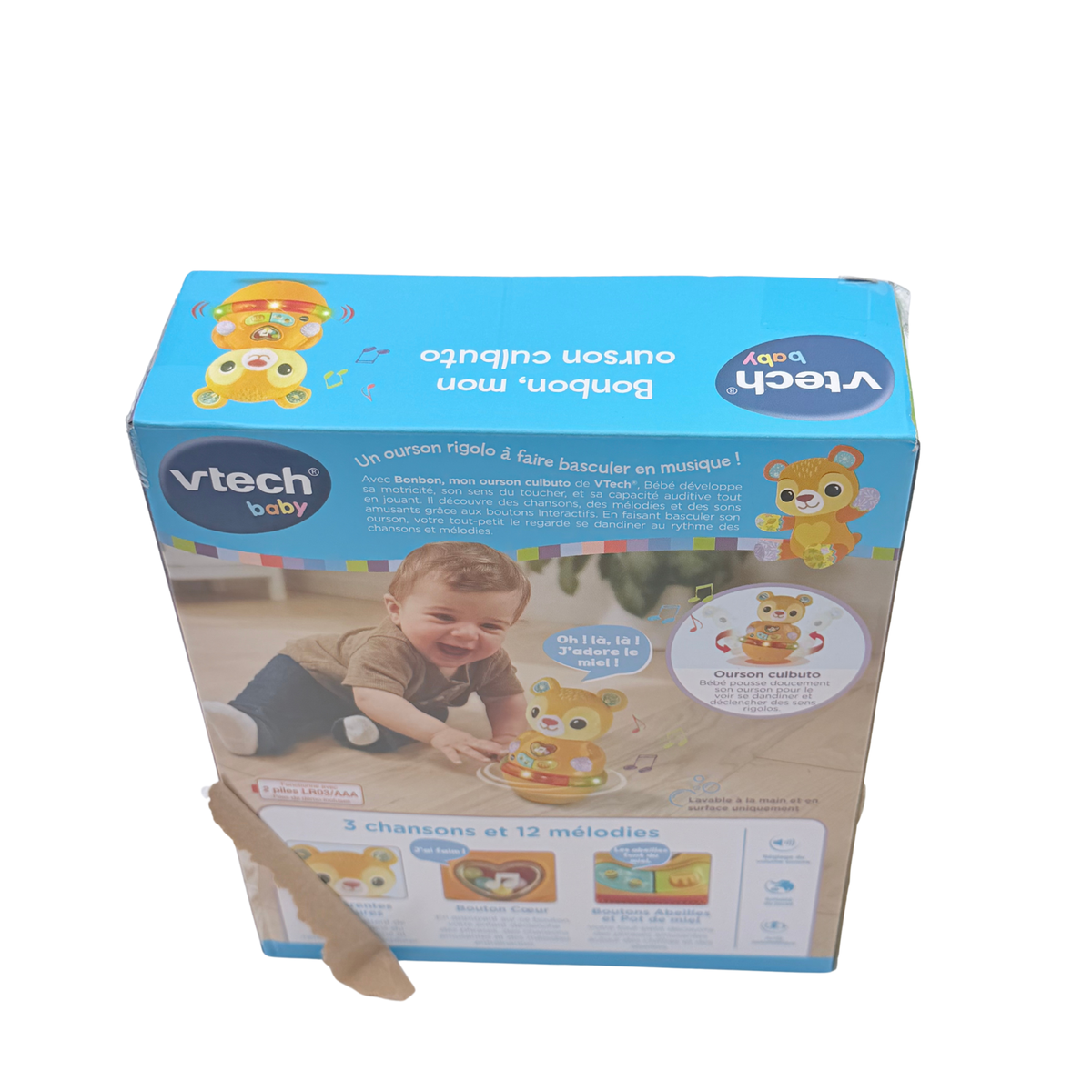 Bonbon mon ourson culbuto interactif  - 6-24 mois