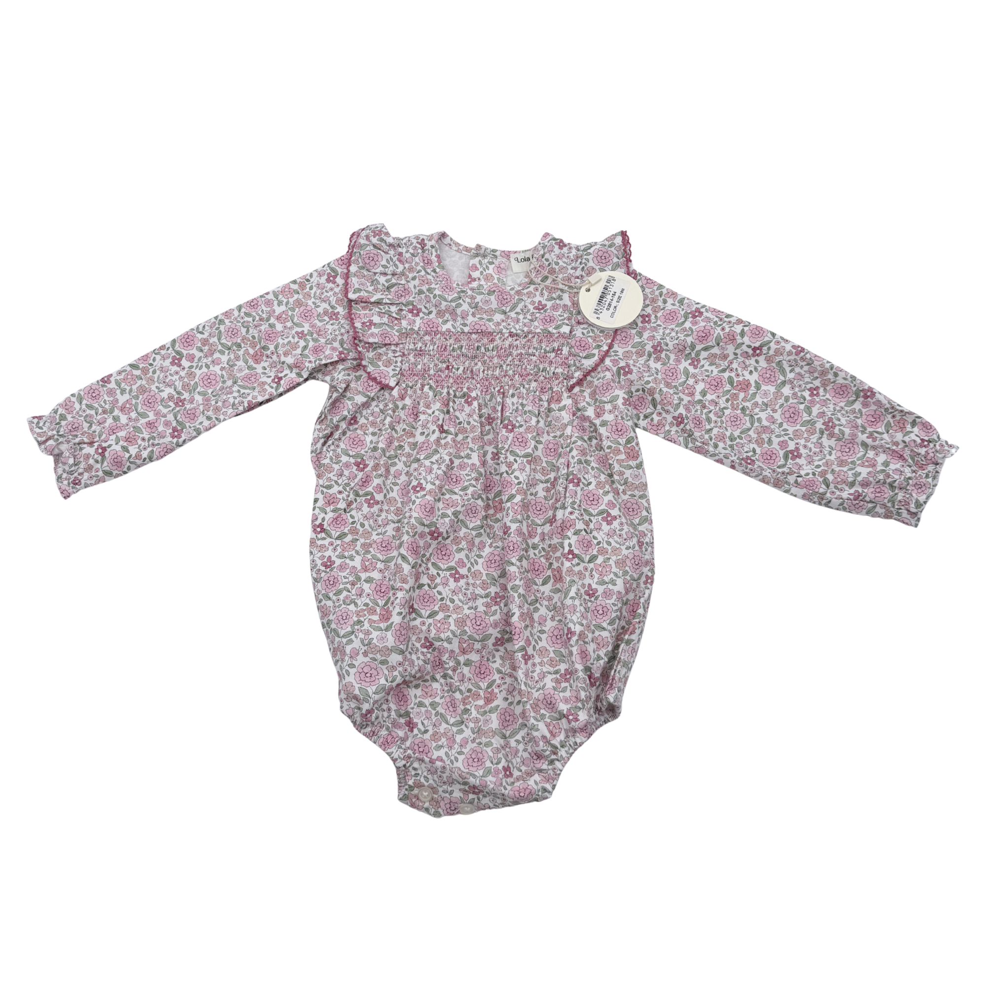 Barboteuse bébé manches longues liberty - 18 mois