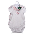 Lot de 3 bodies manches courtes à col — 3 mois