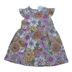 Robe bébé fleurie multicolore — 9-12 mois