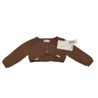 Boléro maille marron — 6 mois