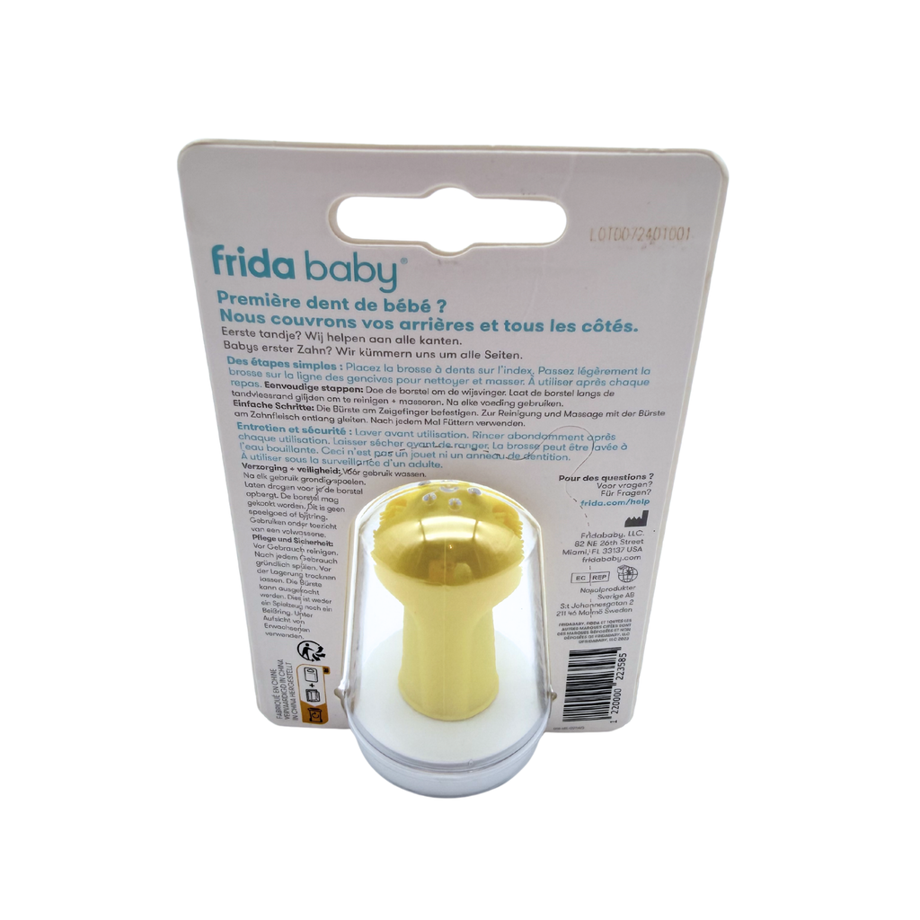 Brosse à dents de doigt — Première dent