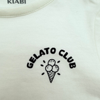 T-shirt bébé « Gelato Club » écru - 6 mois