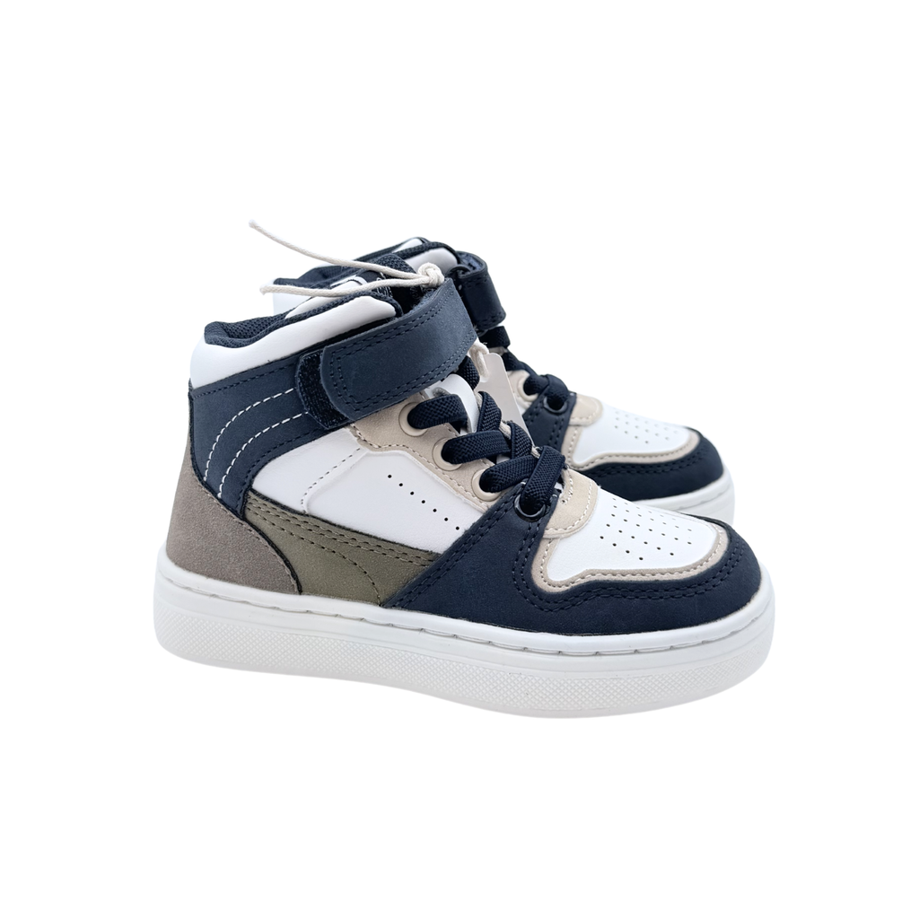 Baskets montantes bleu marine - 25