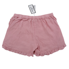 Short lin rose à volants — 3 ans