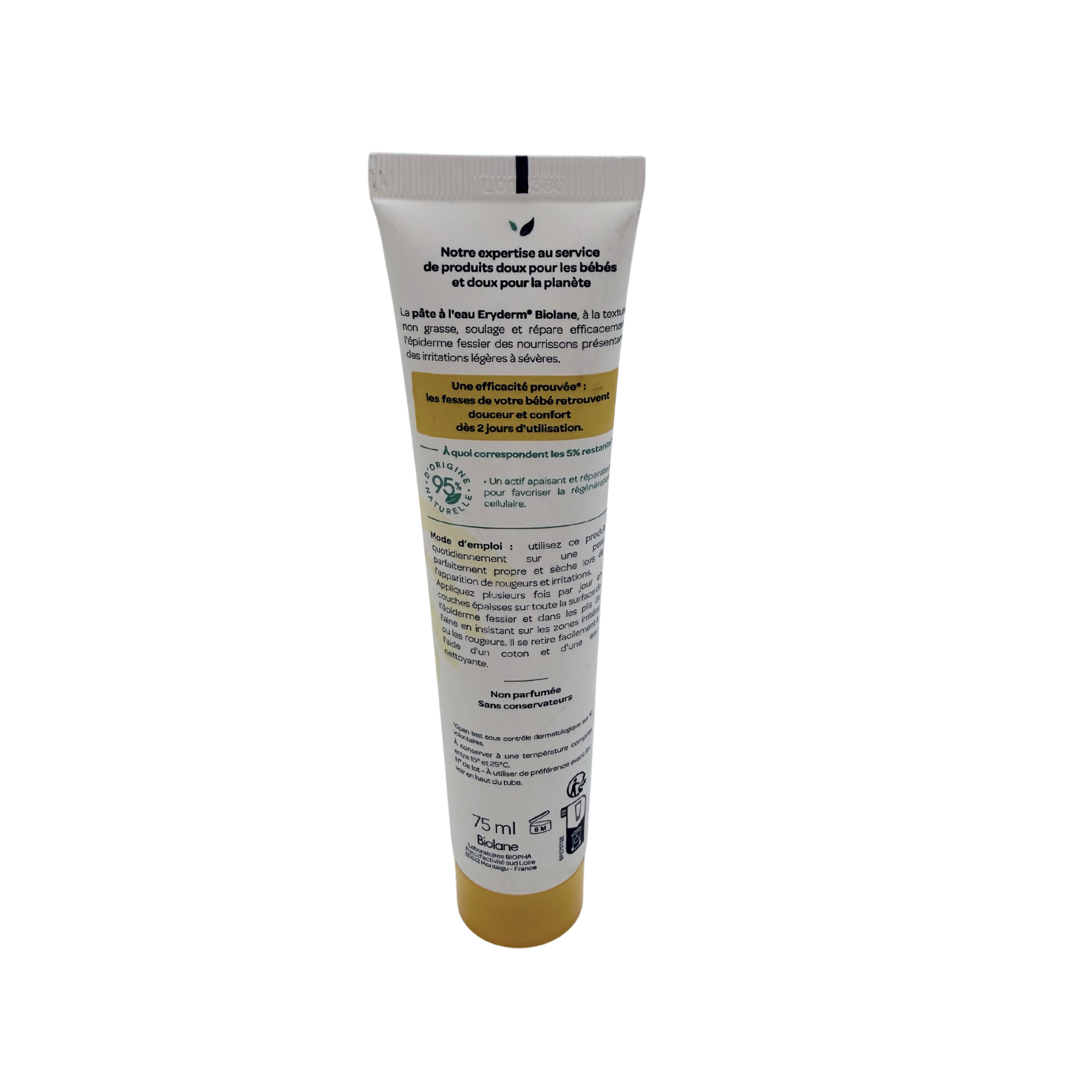 Pâte à l’eau Eryderm — 75 ml