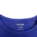 T-shirt bleu imprimé « Amazing Life With You » — 12 mois
