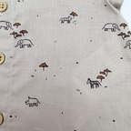 Chemise bébé imprimé safari — 3 mois