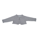Boléro gris maille fine irisée — 12 mois