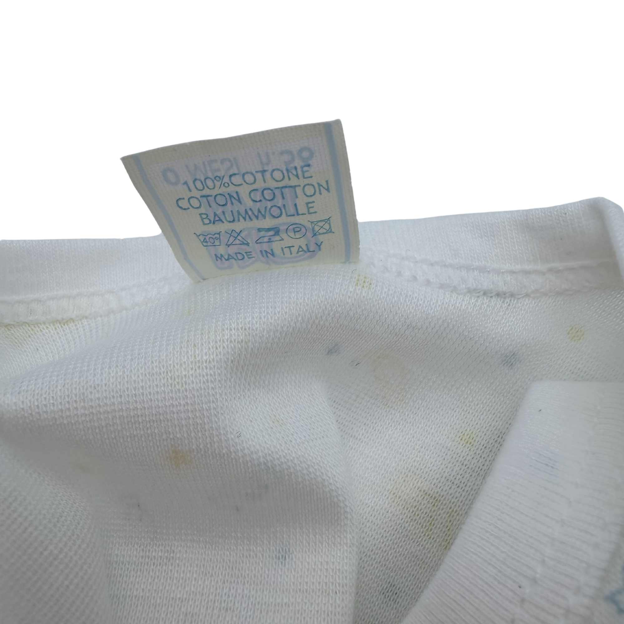 Lot de 2 bodies manches courtes blanc imprimé bonbons — 0-3 mois
