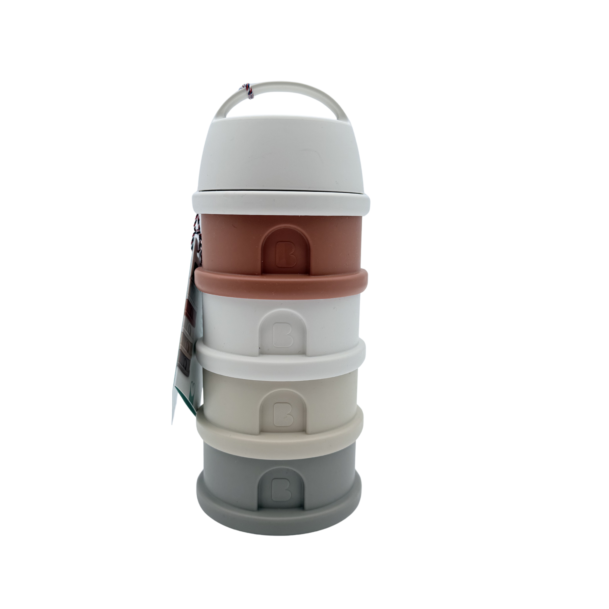 Boîte doseuse de lait empilable 4 compartiments
