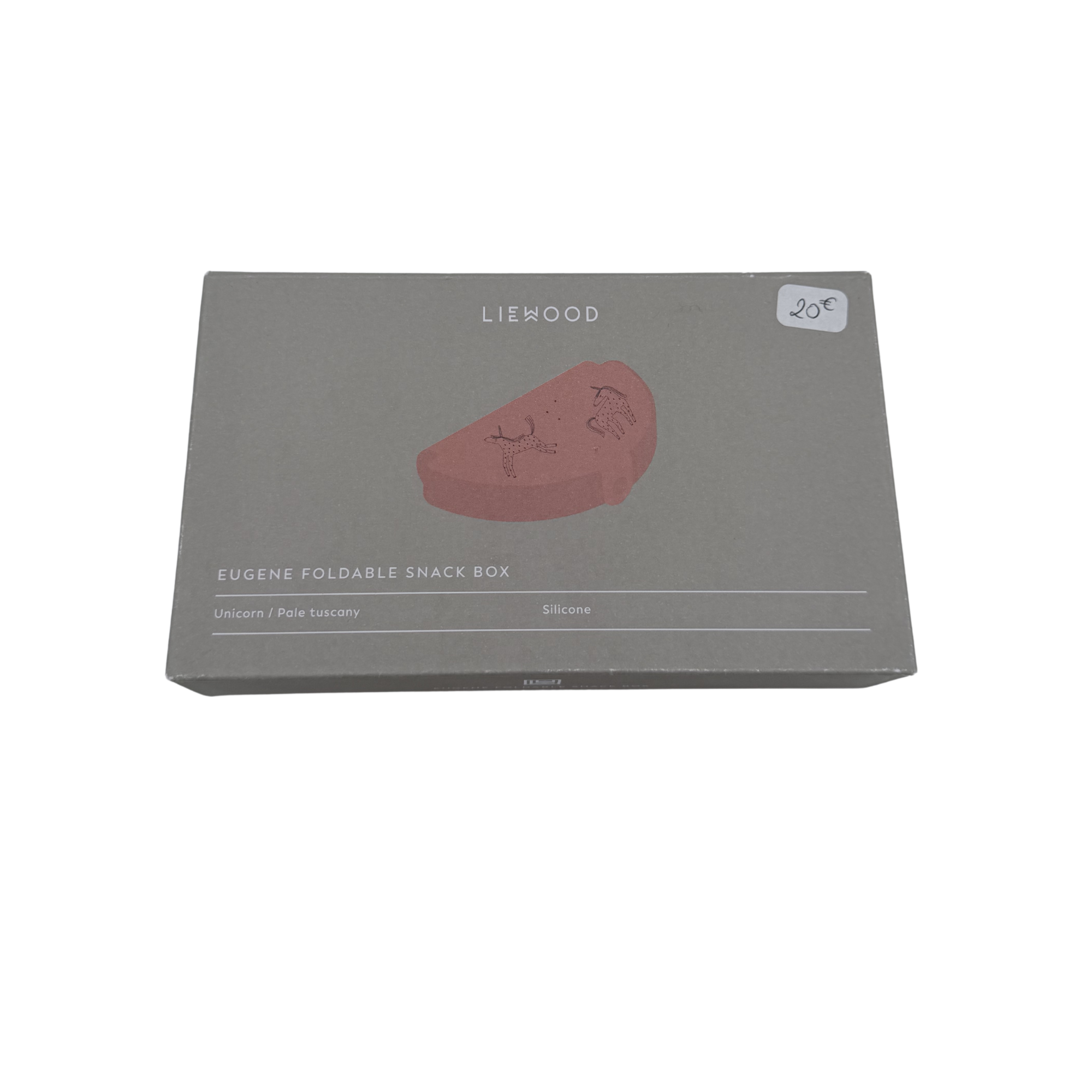 Boîte à snack silicone Licorne — Rose