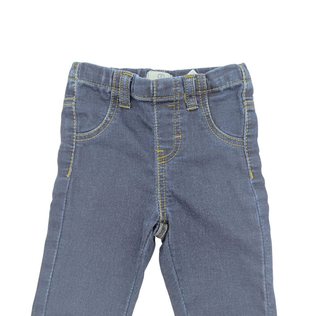Jegging bleu coupe droite - 18 mois