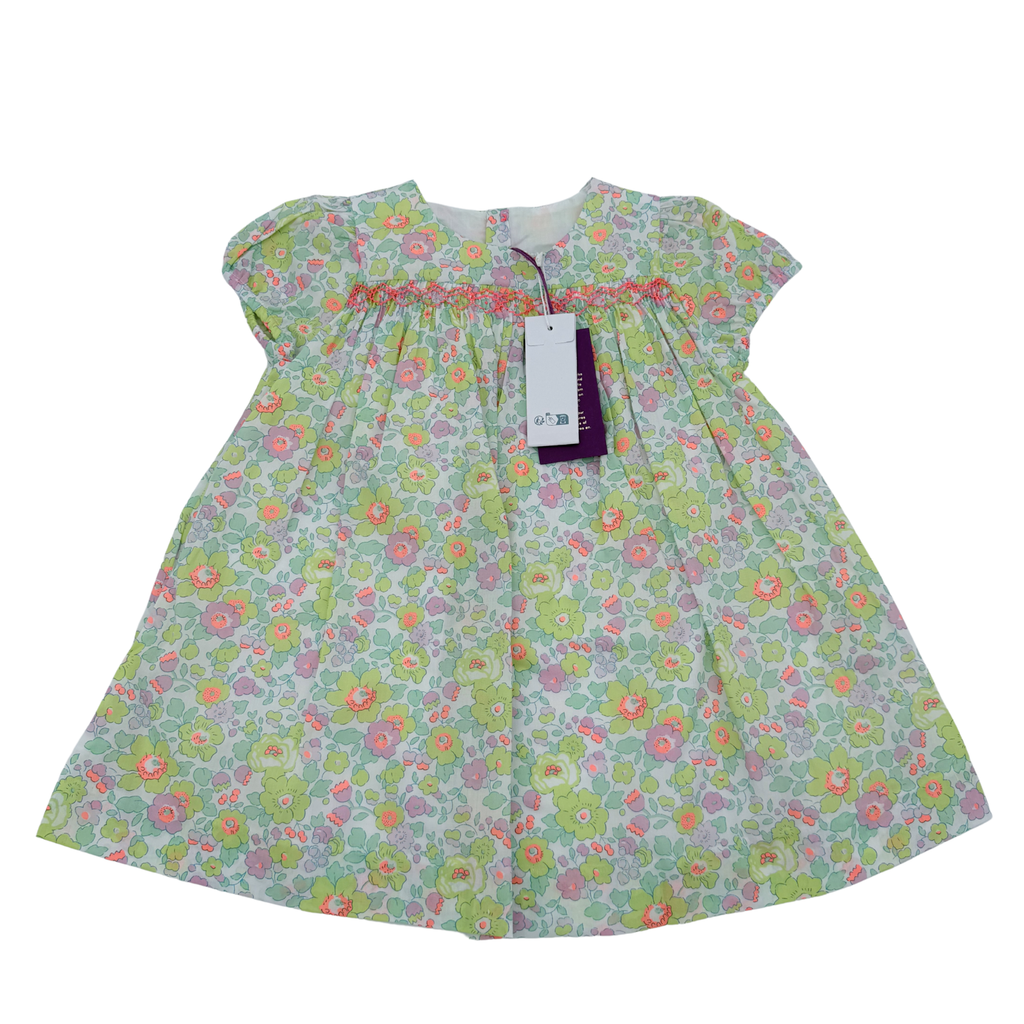 Robe verte liberty — 18 mois