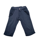 Pantalon bleu marine à volants - 6 mois