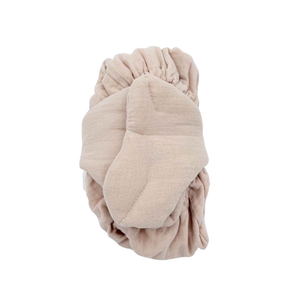 Housse lingette gaze de coton nude