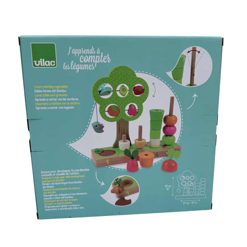 J'apprends à compter les légumes