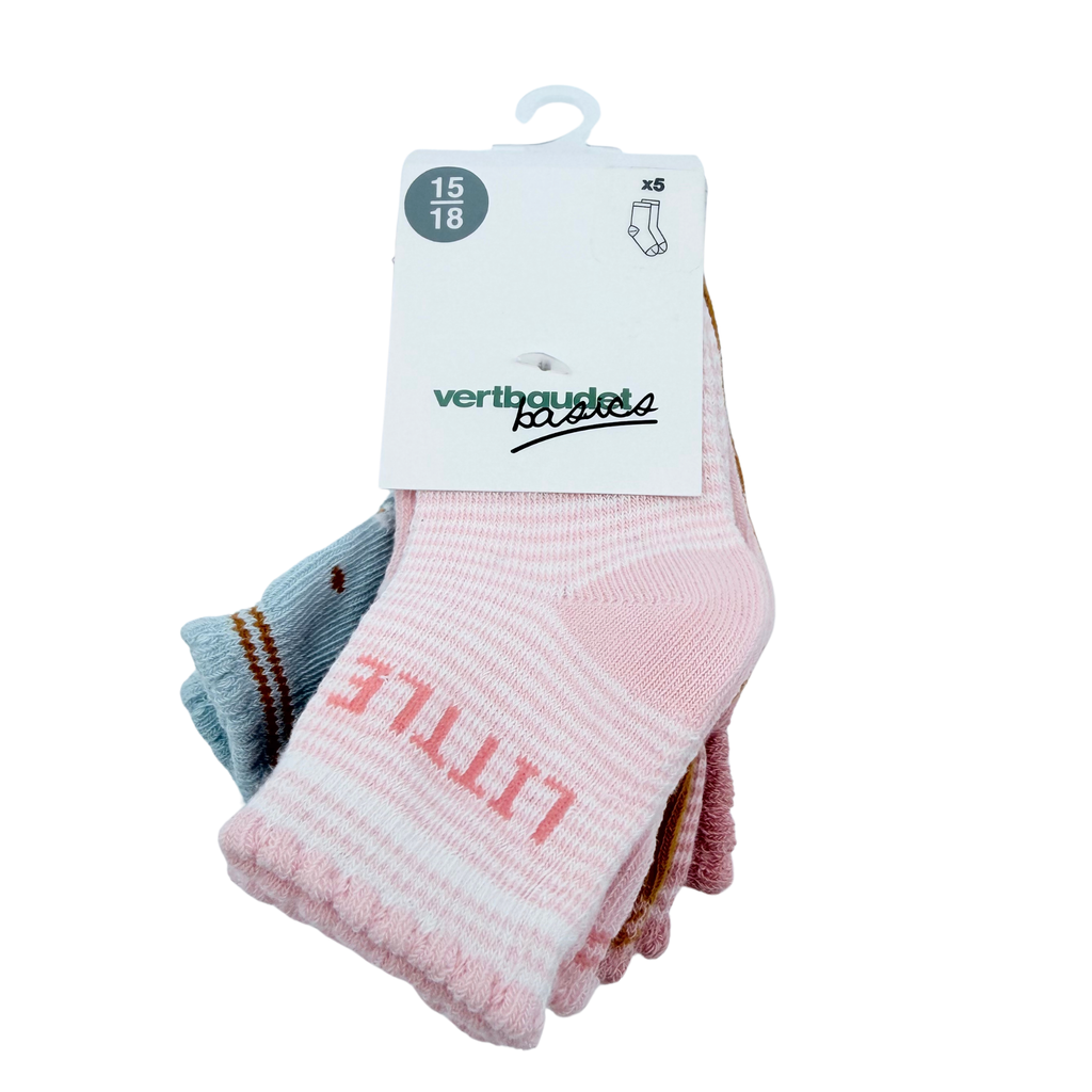 Lot de 5 paires de chaussettes – 15-18