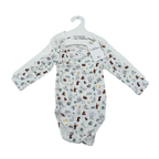 Lot de 2 bodies croisés — 6 mois