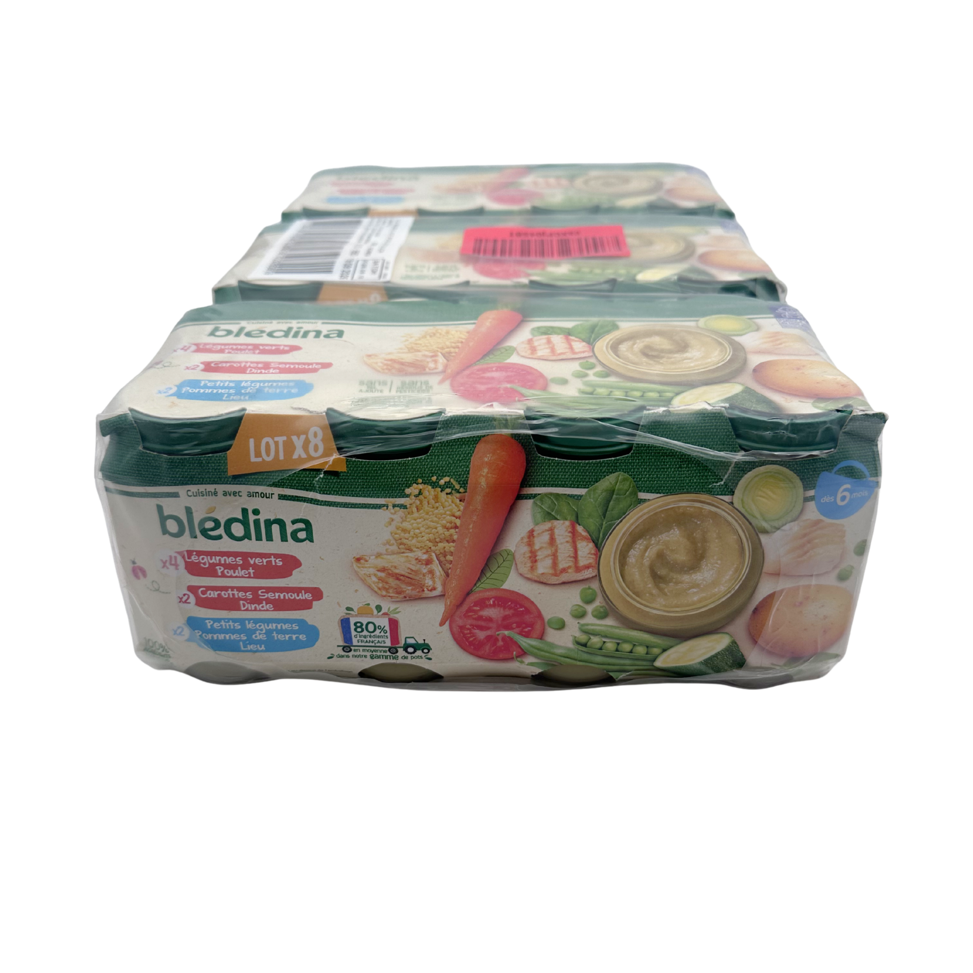 Lot de 24 petits pots — dès 6 mois