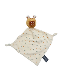 Doudou plat girafe écru