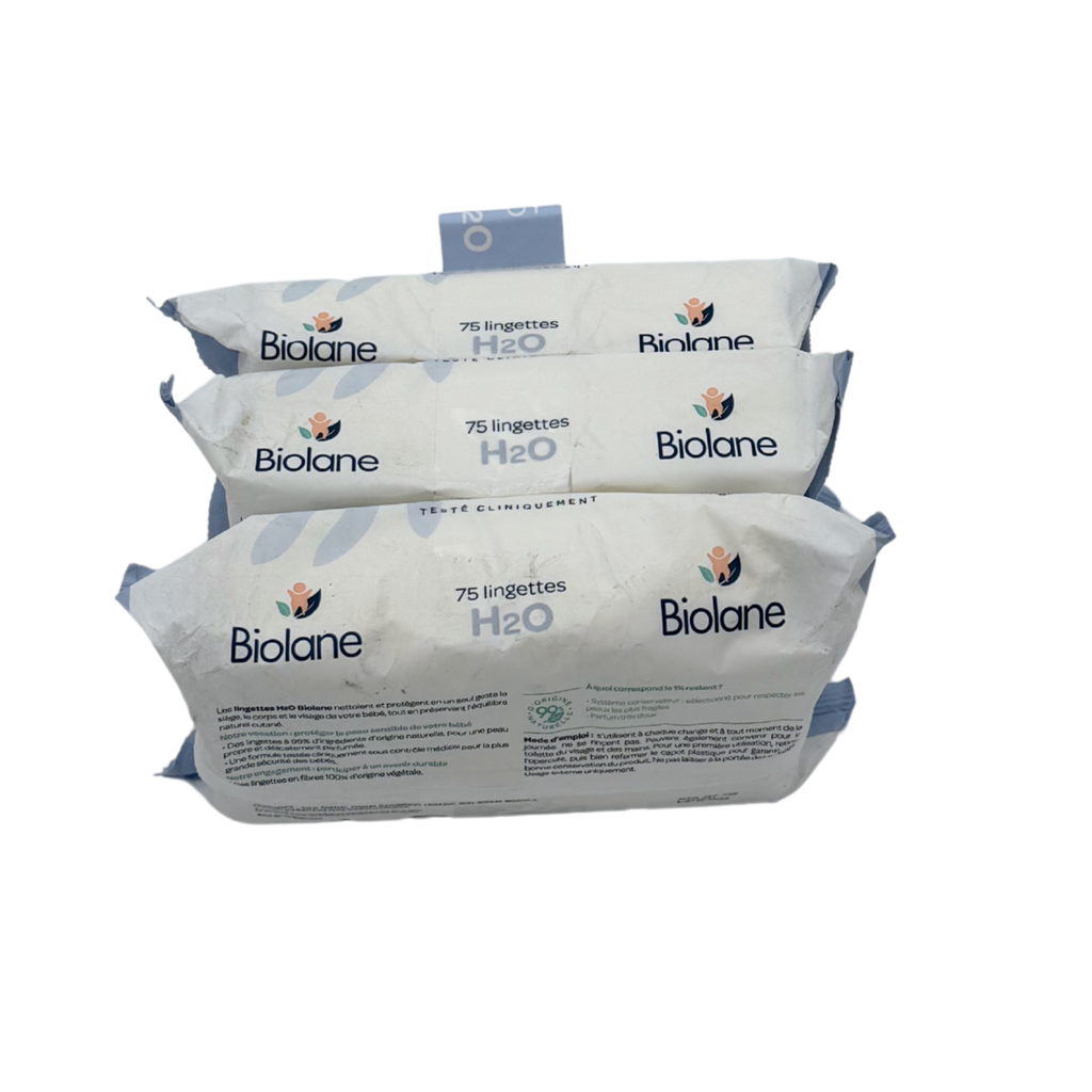 Lot de 3 paquets de 75 lingettes