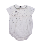Barboteuse bébé à pois — 12 mois