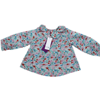 Blouse liberty à col volant — 12 mois