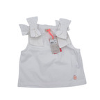 Blouse blanche à nœuds - 5 ans