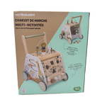 Chariot de marche multi-activités Tanzanie en bois
