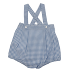 Bloomer à bretelles vichy bleu ciel — 6 mois