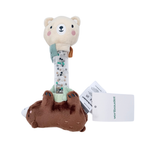 Hochet bâton de pluie ours en peluche Green forest
