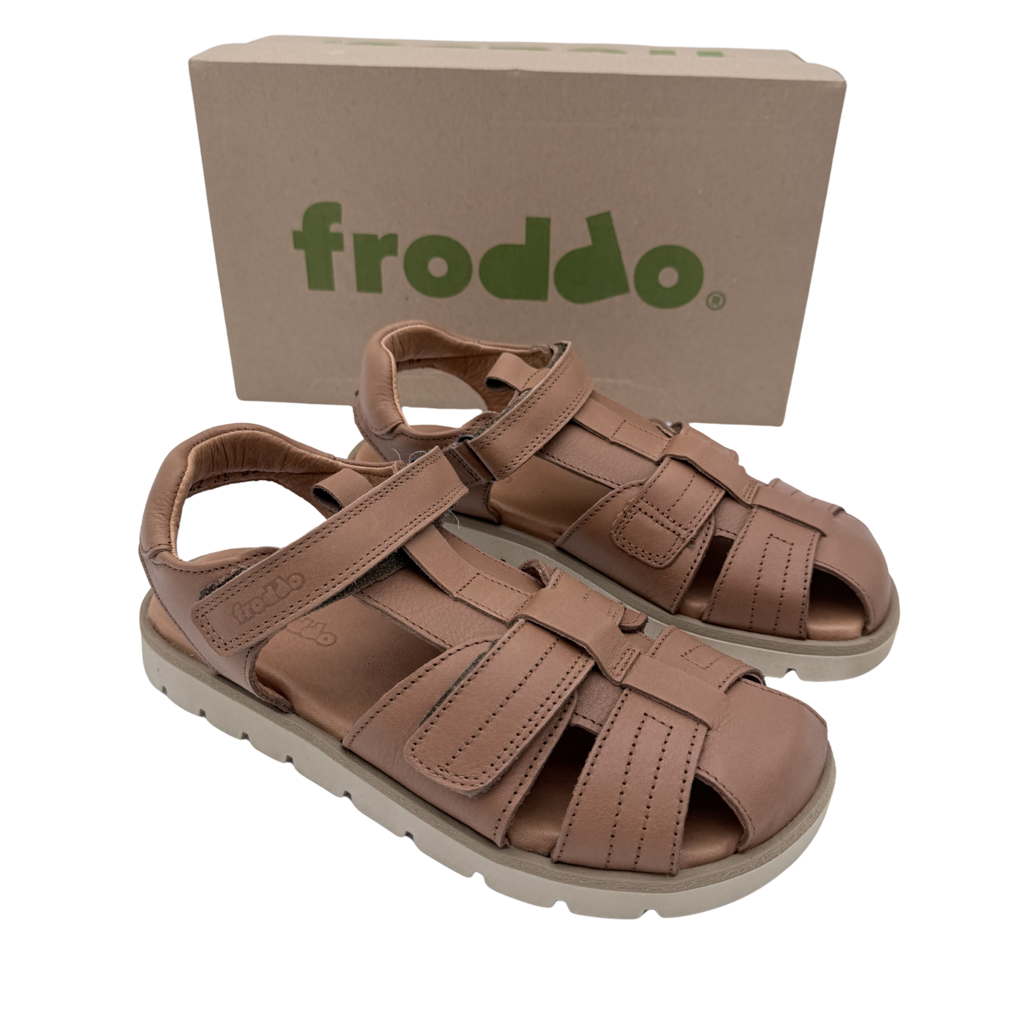 Sandales cuir camel — 35