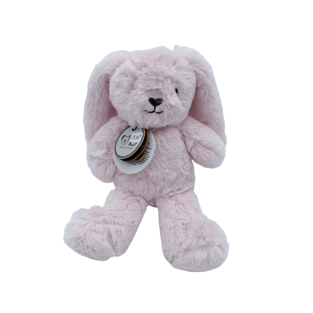 Peluche lapin rose — 25 cm