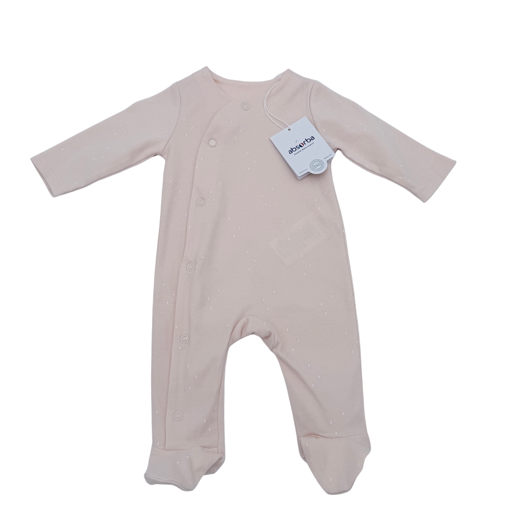 Pyjama rose poudré — 1 mois