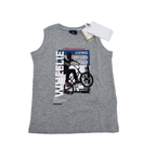 Débardeur gris imprimé vélo — 4 ans