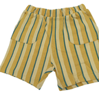 Ensemble bébé vert et short rayé jaune — 12-18 mois