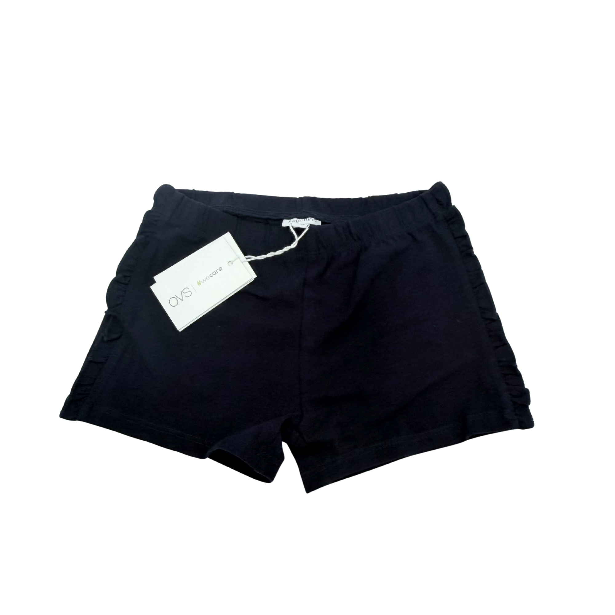 Short bleu marine à volants — 24-30 mois