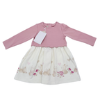 Robe écrue et rose — 18 mois