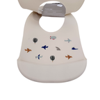 Lot de 2 bavoirs en silicone