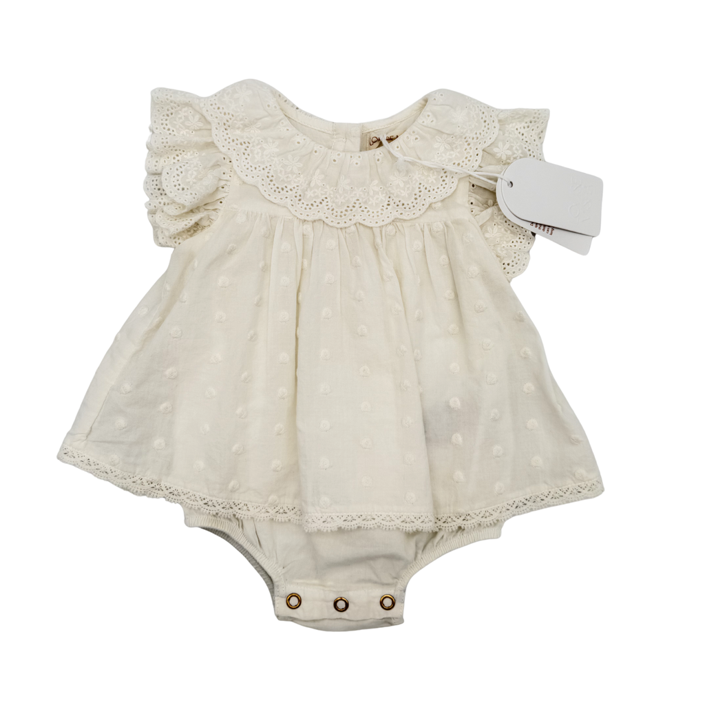 Robe plumetis — 3 mois