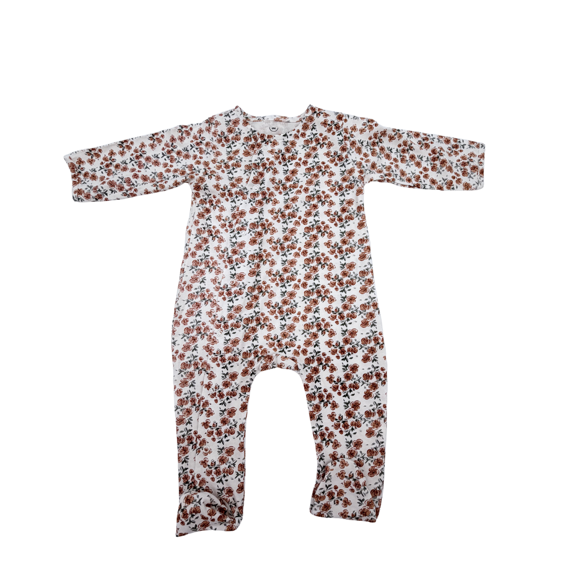 Pyjama fleuri — 6 mois