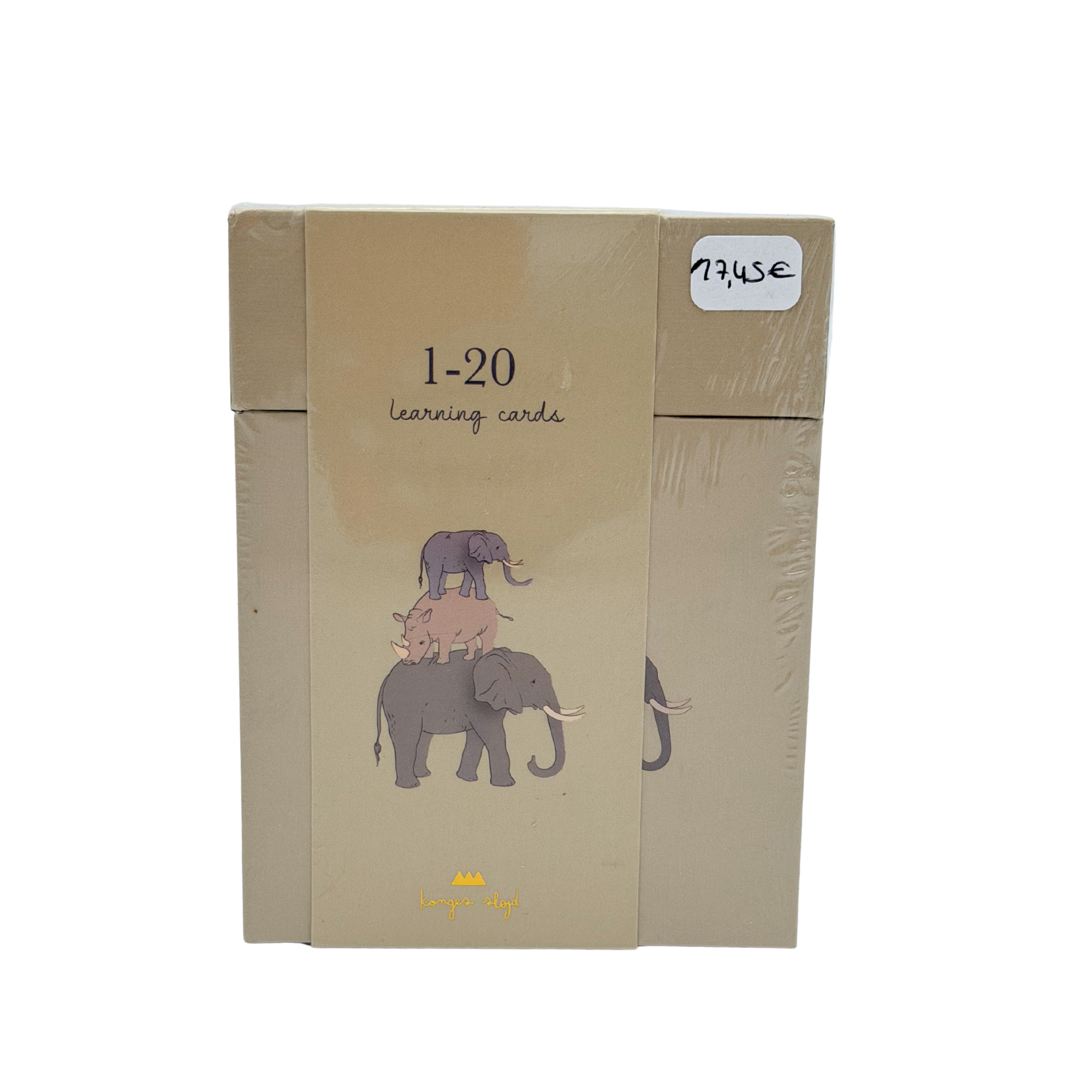 Cartes d'apprentissage en carton pour apprendre les chiffres