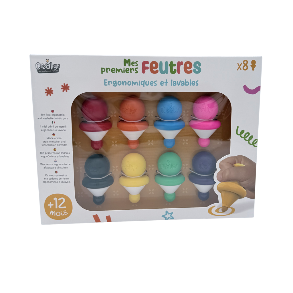 Mes 8 premiers feutres ergonomiques