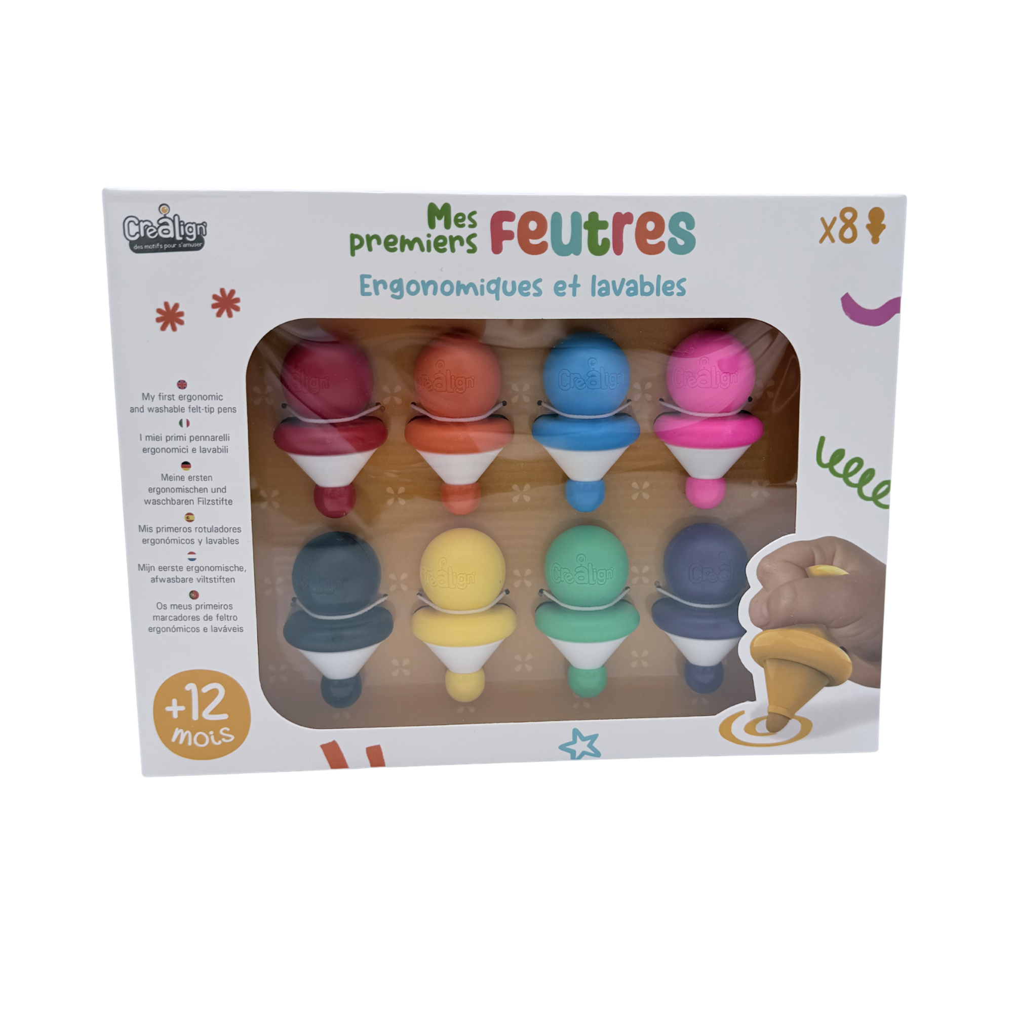 Mes 8 premiers feutres ergonomiques